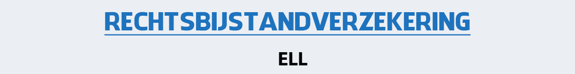 rechtsbijstandverzekering-ell