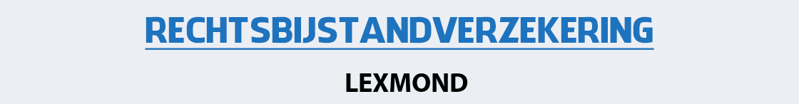 rechtsbijstandverzekering-lexmond